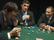 Men playing poker