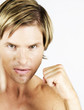 A male nude, portrait