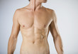A male nude, mid section