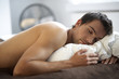 Young man sleeping