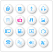 Miscellaneous multimedia vector icons Miscellaneous multimedia vector icons