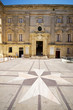 interior courtyard vilhena palace tile maltese cross mdina malta interior courtyard vilhena palace tile maltese cross mdina malta