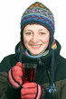 Frau mit Tee