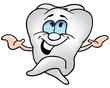 Little Tooth 1 - colored cartoon illustration