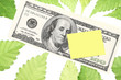 Foto: Post it note in dollar Post it note in dollar