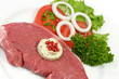 Rumpsteak mit Kräuterbutter