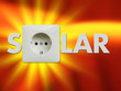 Solar Strom Solarstrom Energie Sonne Steckdose Solarenergie