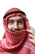 Smiling arabian young man