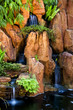 Photo: Japanese garden waterfalls, slow shutter. Japanese garden waterfalls, slow shutter.