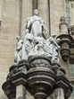 Statues in the entrance of Havana's Theater (first)