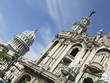 Havana's Great Theater and The Capitol (inclined)