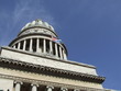 Havana's Capitol dome, and cuban flag