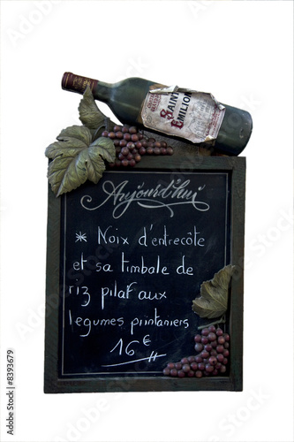 Photo: Menu de restaurant Menu de restaurant