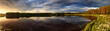 Lake at sunset panorama Lake at sunset panorama