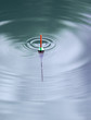 Foto: bobber signals in the waves bobber signals in the waves