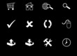 Web Icons with reflection Web Icons with reflection