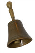 Foto: old simple hand bell isolated on white old simple hand bell isolated on white