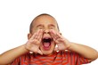 Boy shouting
