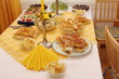 Table set for party Table set for party