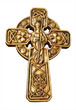 Gold St Patrick's Cross