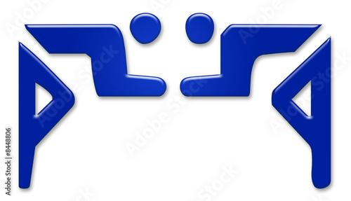 Illustration: ringen wrestle symbol ringen wrestle symbol