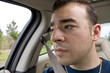 Bored Car Passenger