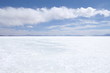 Overview over the saltplanes of Uyuni