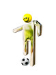 Steely football player