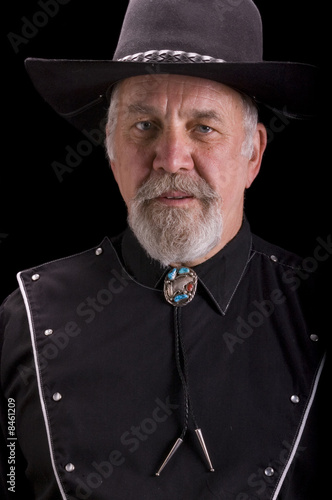 Photo: Old Cowboy looking like Buffalo Bill Old Cowboy looking like Buffalo Bill