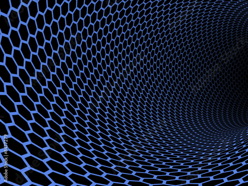 Illustration: Futuristic tonnel Futuristic tonnel
