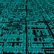 Cyan futuristic abstract background