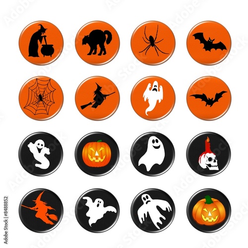 halloween buttons