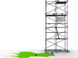 échafaudage peinture vert échafaudage peinture vert