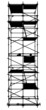 échafaudage silhouette