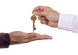 Handing over keys