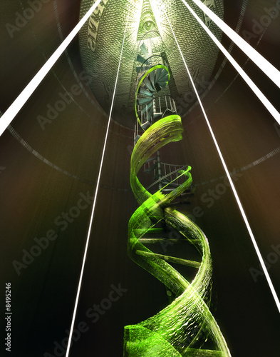 Illustration: ADN éscalier ADN éscalier