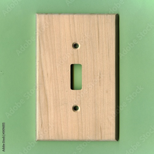 Photo: Light Wood Switch Plate Light Wood Switch Plate