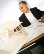 Designer Building A House Model
