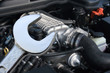 V8 Supercharged car engine and spanner V8 Supercharged car engine and spanner