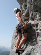 Klettern in Gebirge