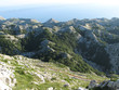 Beautiful view on Biokovo mountain from Sv. Jure peak