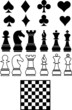 Abstract  vector shapes of  games