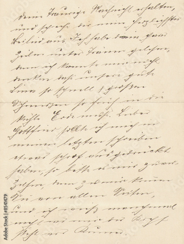 Foto: Old handwriting Old handwriting