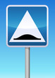 panneau de signalisation ralentisseur