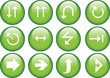 Glossy Buttons mit Pfeil Icons
