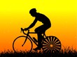 man on cycle