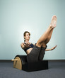 Woman Exercising