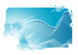 Wave and splash, vector illustration layered file