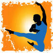 Hombre haciendo Gimnasia