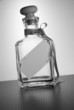 transparent bottle